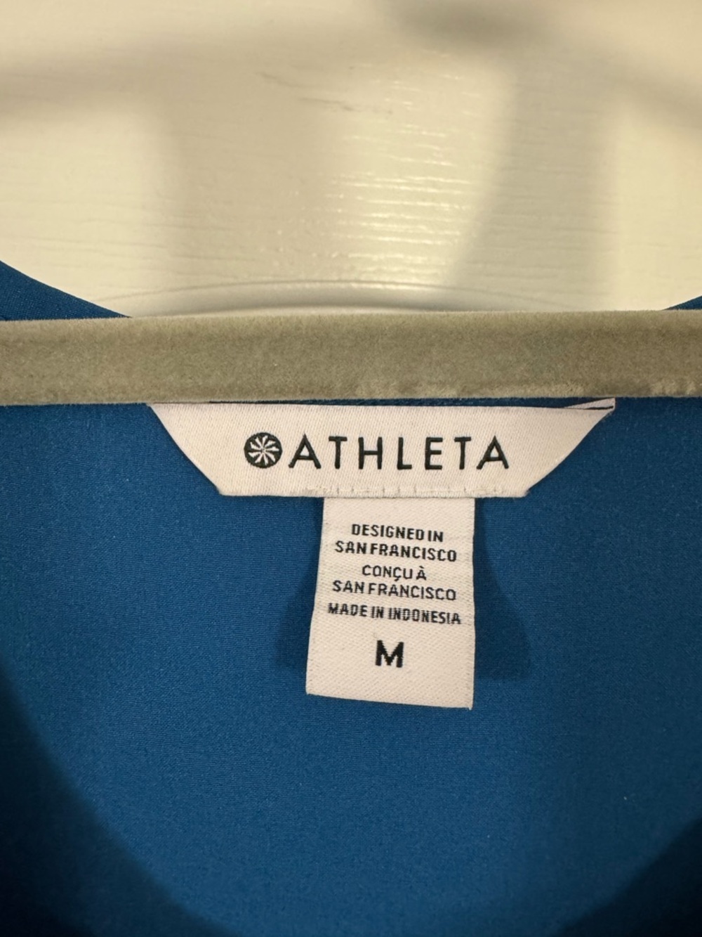 Athleta Presidio Traveler Teal-Blue Scoop Neck Tank Dress - Picture 3 of 11
